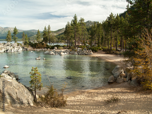 Sand harbor du lac tahoe