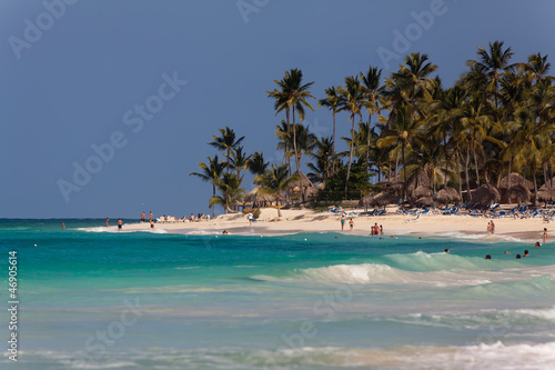 Caribbean sea beach, Dominican Republic