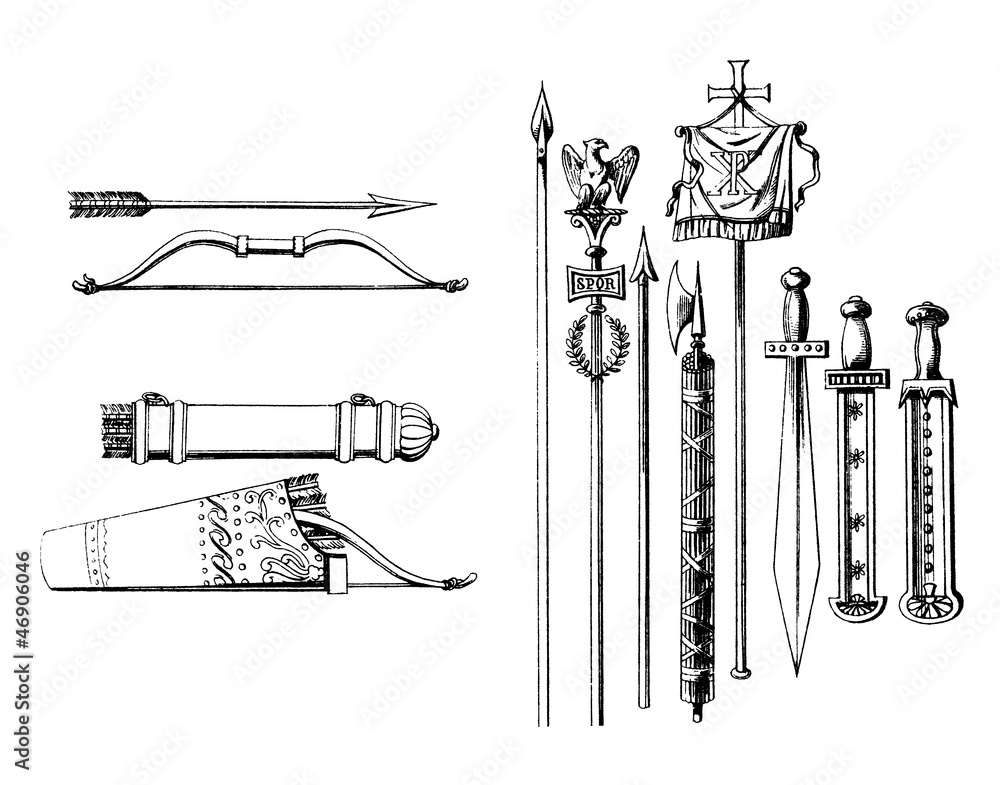 Obraz premium Antiquity : Weapons - Armes - Waffen