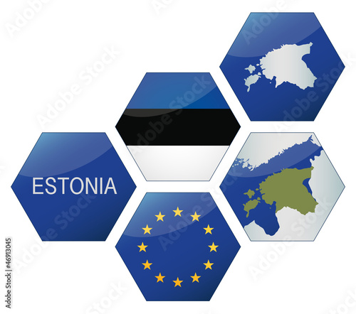 Vector Iconset *** EU Estonia photo