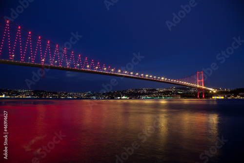 Bosporus Bridge at the istanbul Turkey