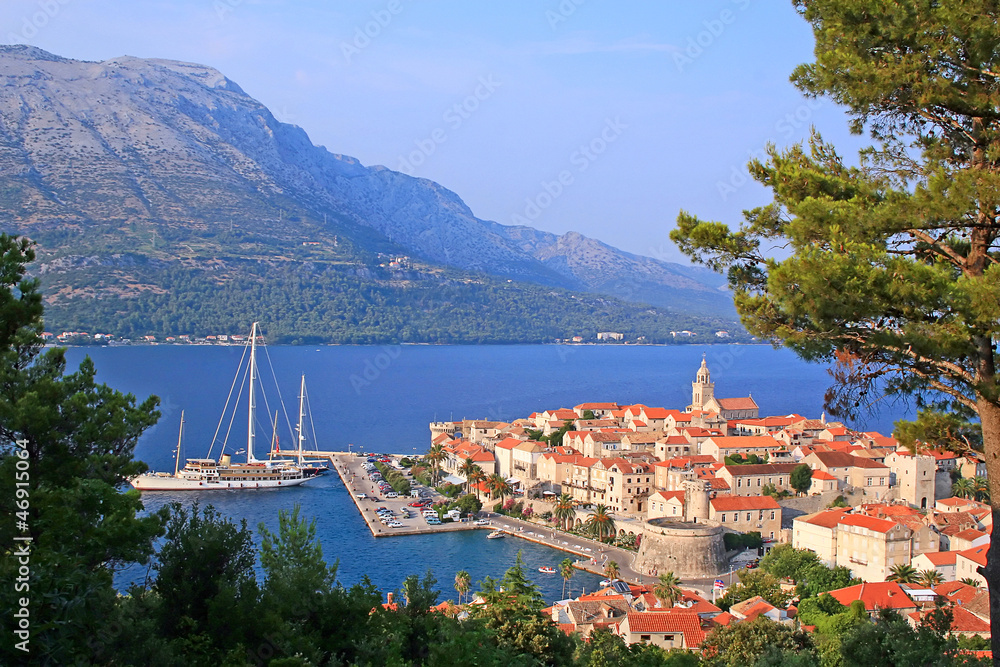 Naklejka premium Korcula