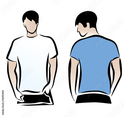 men's t-shirts template