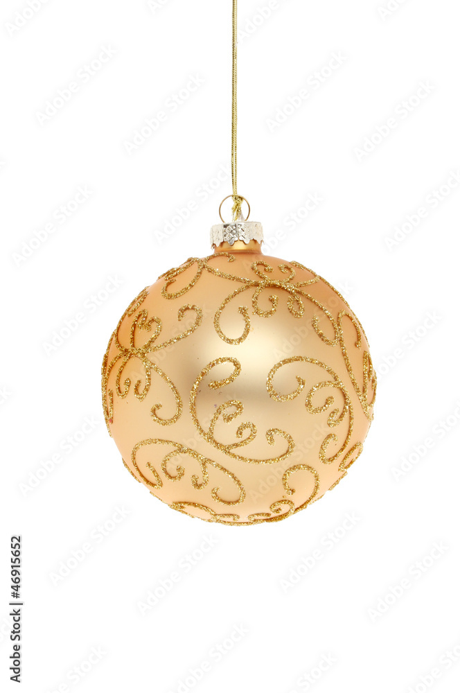 Gold bauble