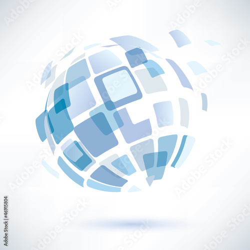 abstract globe symbol, business concept
