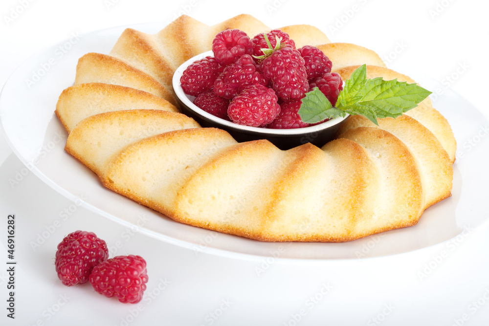 Fresh berries pie on plate Fresh berries pie on plate