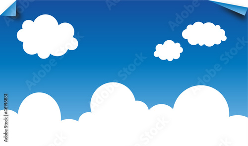Newsletter Wolken Vorlage