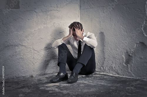Photography Desperate Businessman