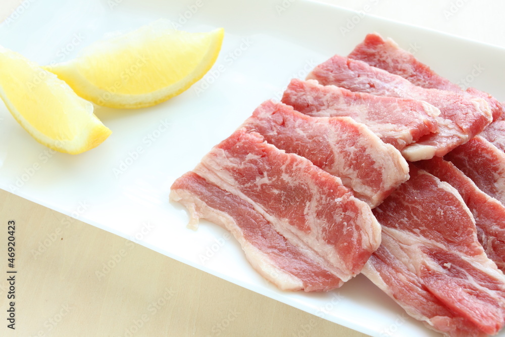 korean cuisine, raw Beef karube BBQ korean cuisine, raw Beef karube BBQ