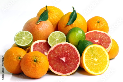 Pompelmo rosa,arance,mandarini e lime