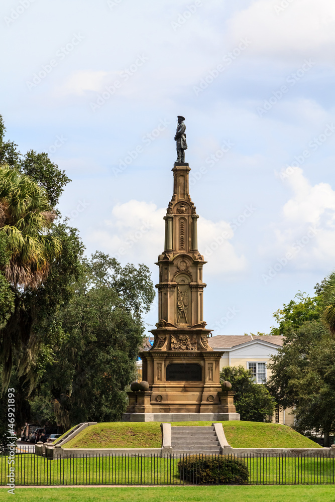 Savannah confederate memorial