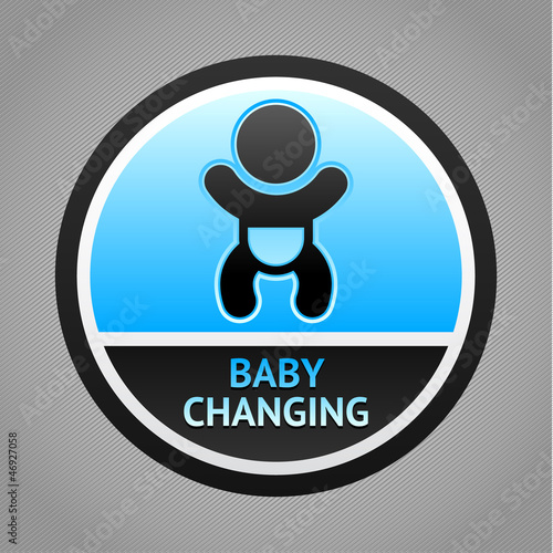 Symbol baby changing