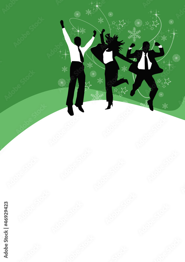 Office christmas party background