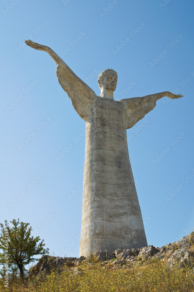 Christ the Redeemer of Maratea. Basilicata. italy. Christ the Redeemer of Maratea. Basilicata. italy.