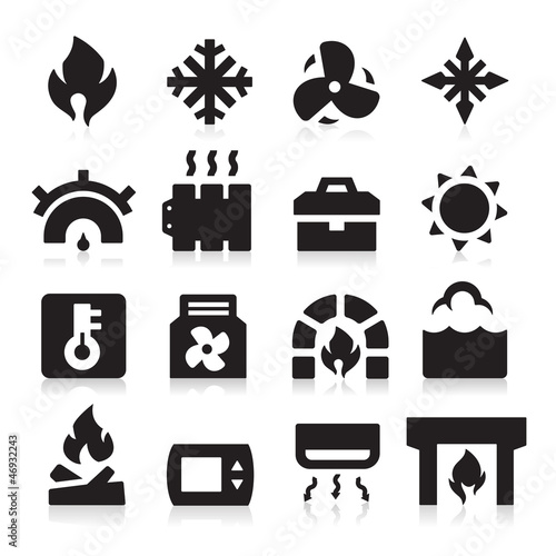 Heating icons