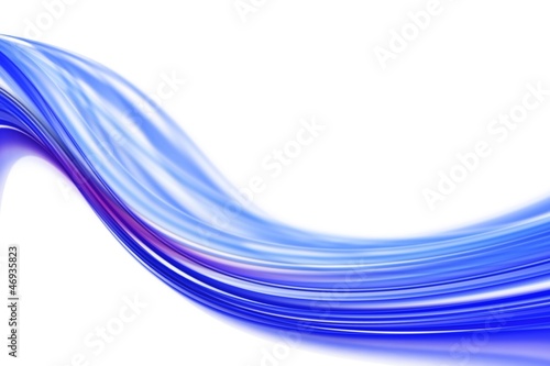 blue abstract lines on white background