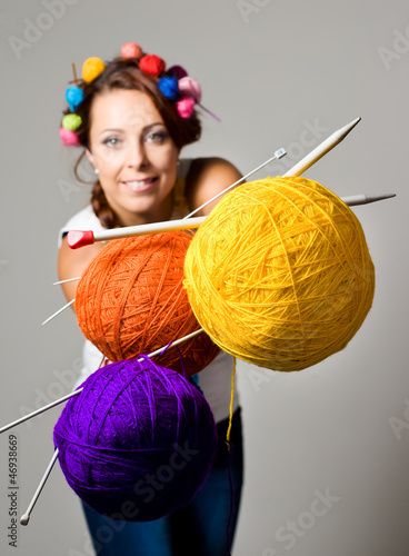 Balls of yarn