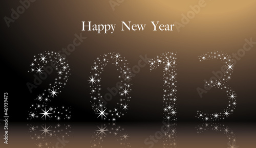 Carte de voeux happy new year 2013
