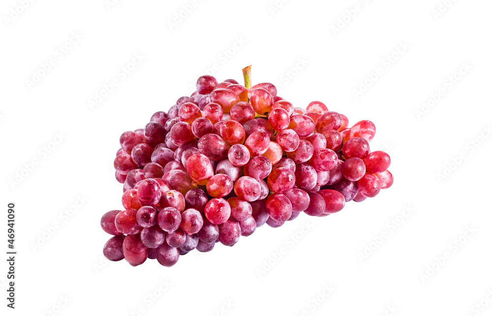 red grape isolated on white with clipping path red grape isolated on white with clipping path