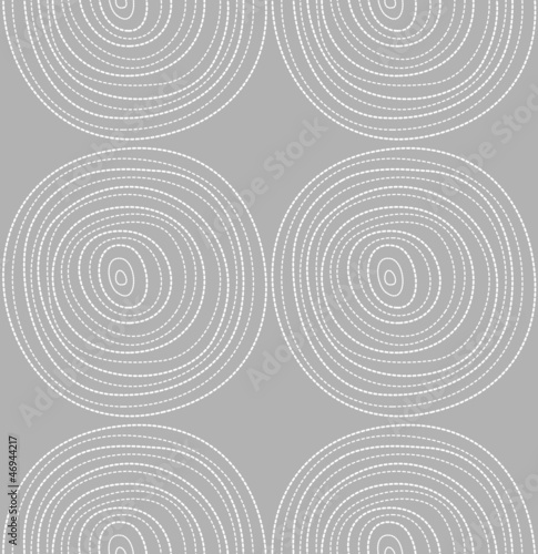 Elegant seamless pattern with dotted circles