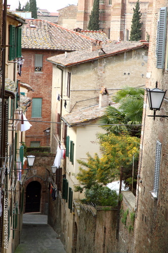 Facades, Siena, Italy.