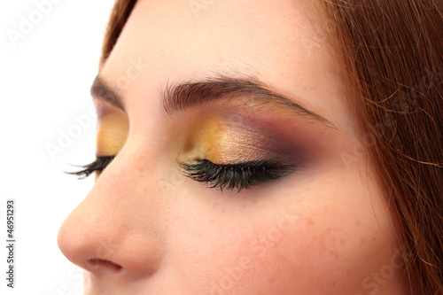 beautiful female eyes with ...
