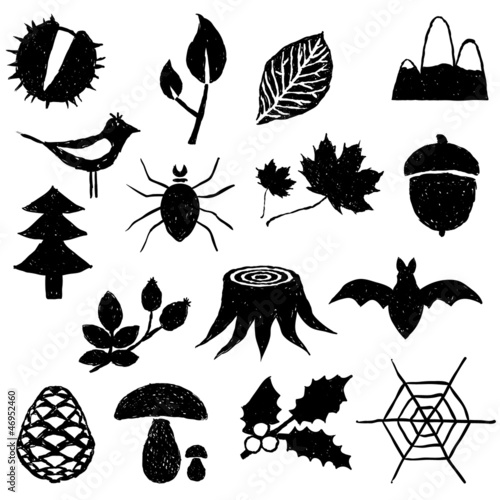 forest doodle images