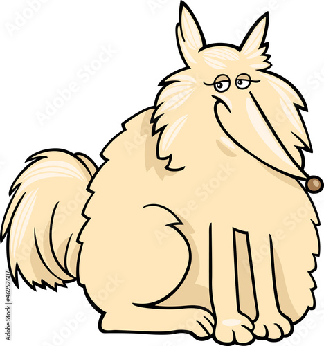 eskimo dog cartoon illustration