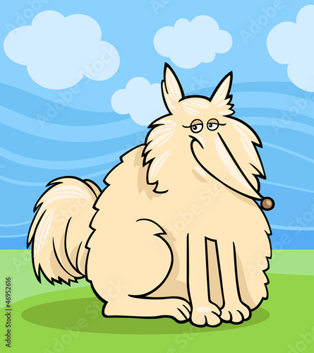 eskimo dog cartoon illustration