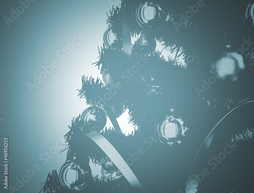 Christmas tree background photo