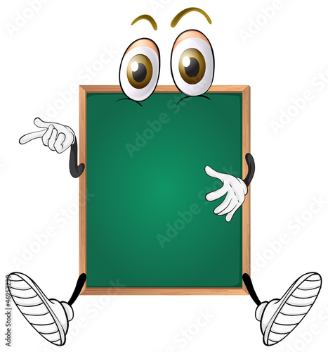 a green board
