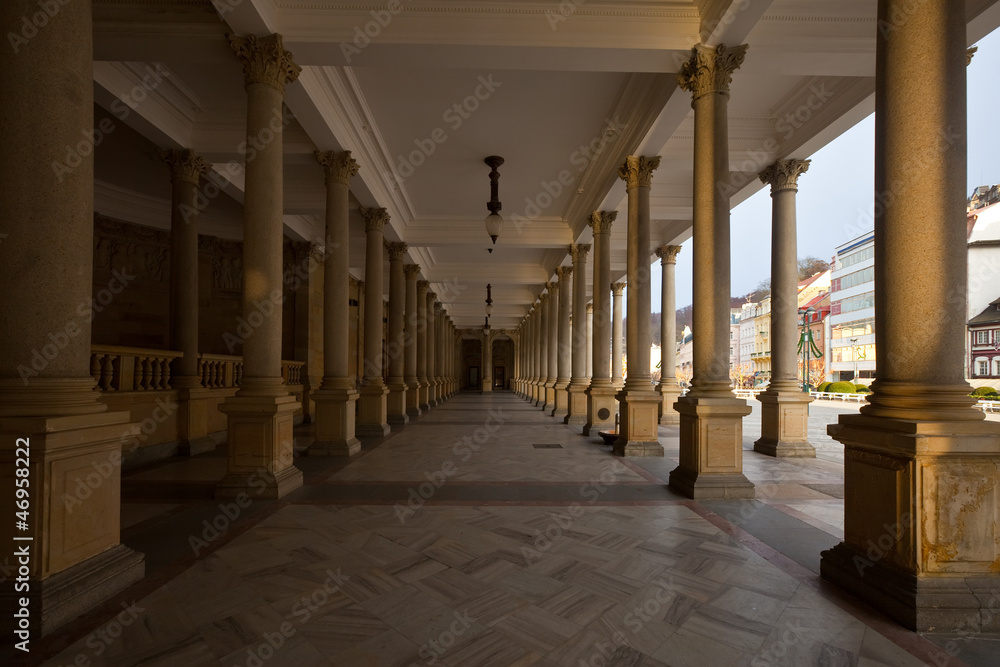 Colonnade  in Karlovy Vary