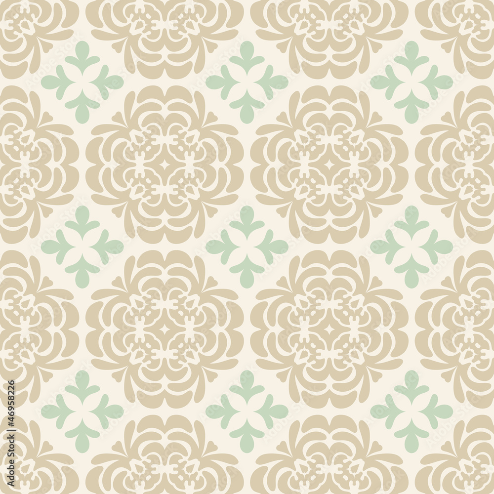 Beige wallpaper pattern