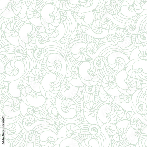 Seamless wave hand drawn pattern. Abstract background.