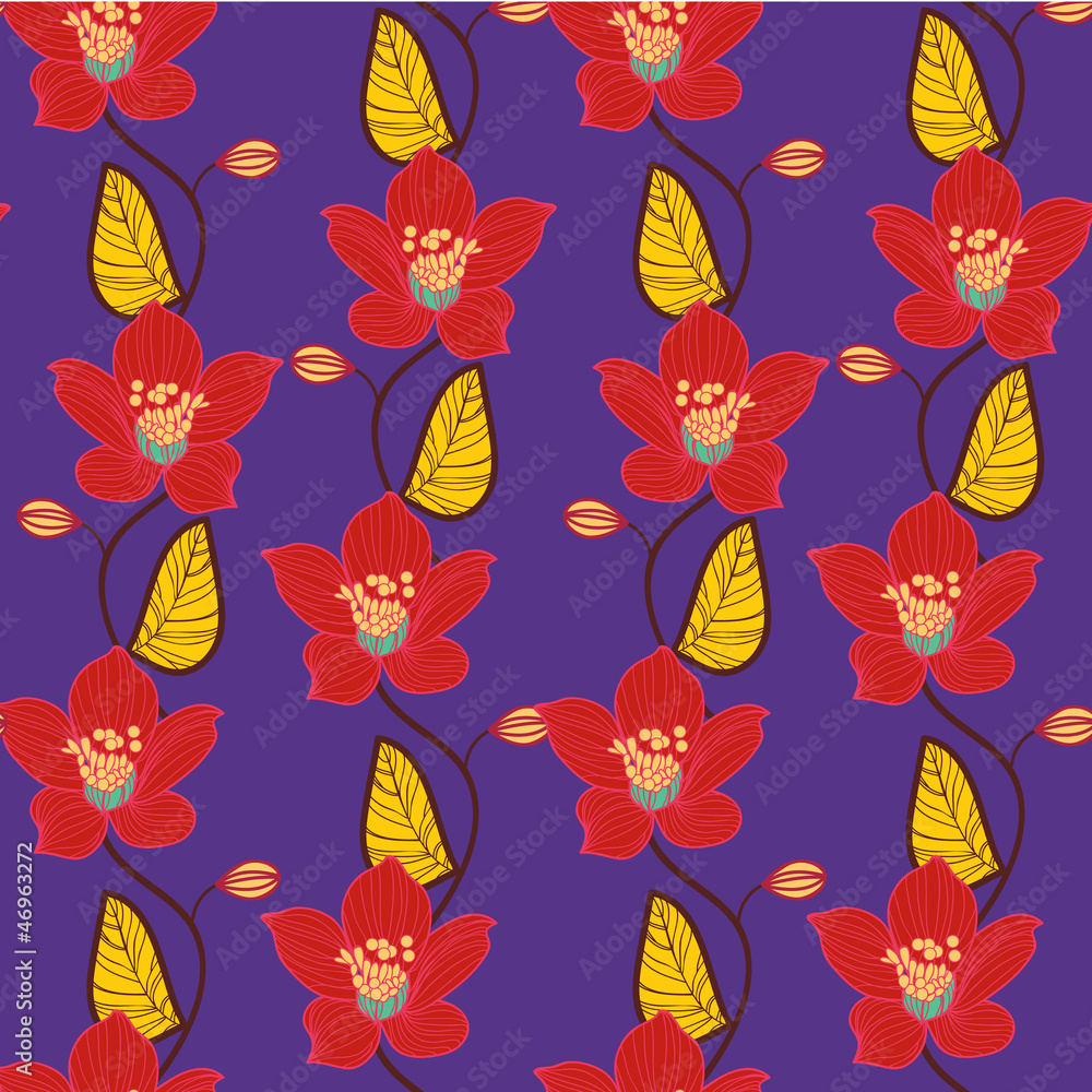 Seamless floral texture Seamless floral texture