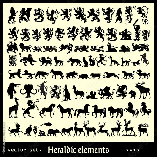 heraldic elements mammals