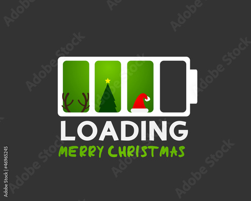 merry christmas symbols illustration design