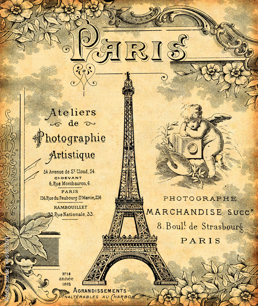 Plakat Paryż 1900