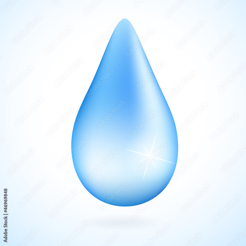 Water drop. Vector Illustration Water drop. Vector Illustration