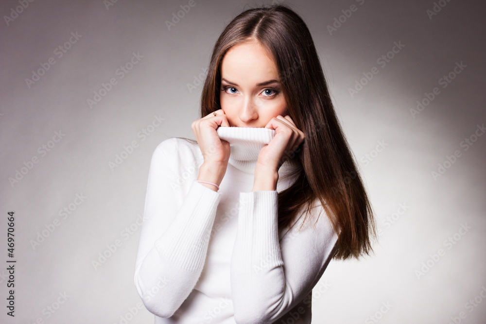 Photo of beautiful woman with magnificent hair Photo of beautiful woman with magnificent hair