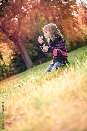 girl in the autumn park © Val Thoermer