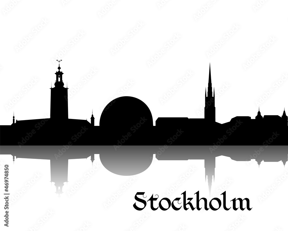 Silhouette of Stockholm