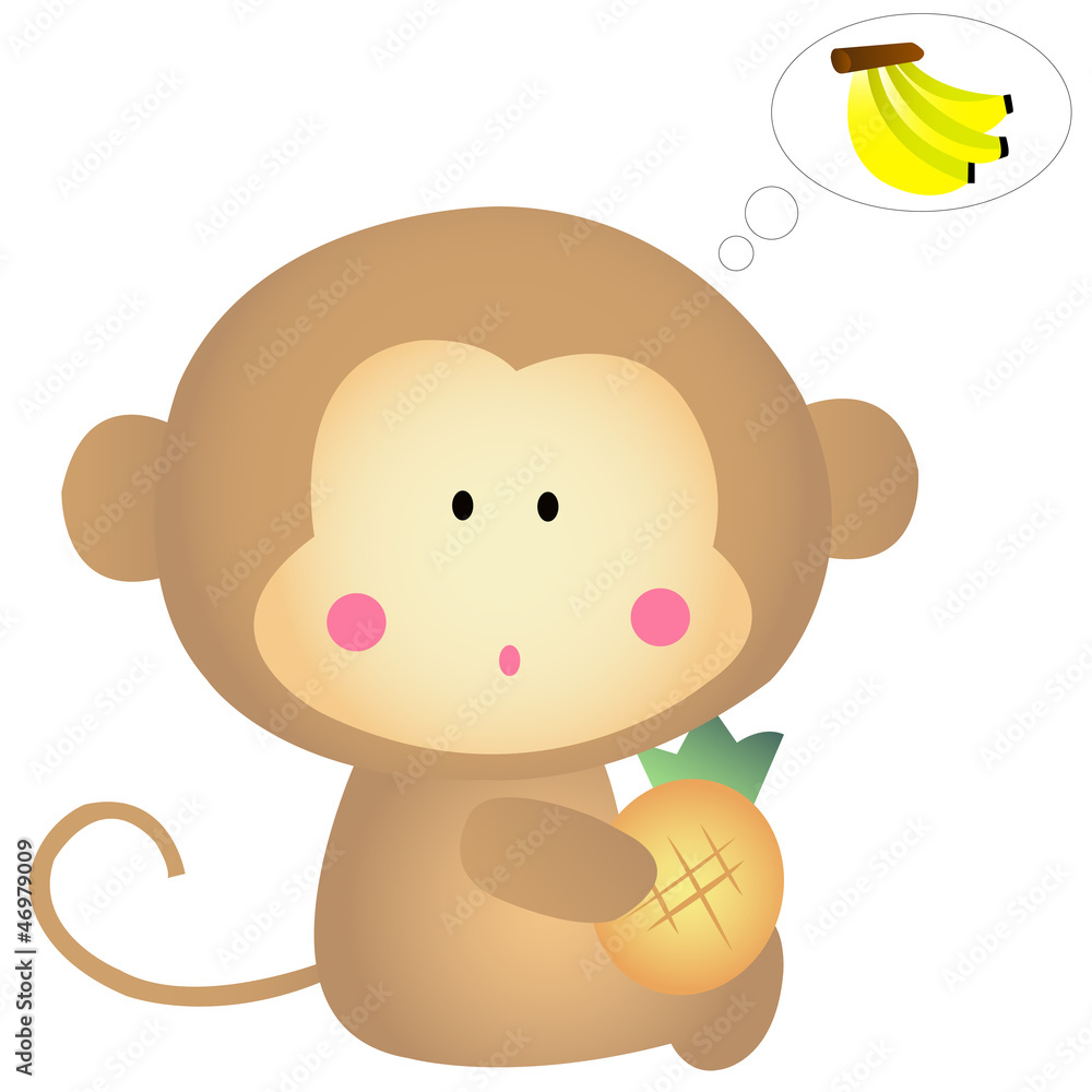 Fototapeta premium Little Monkey