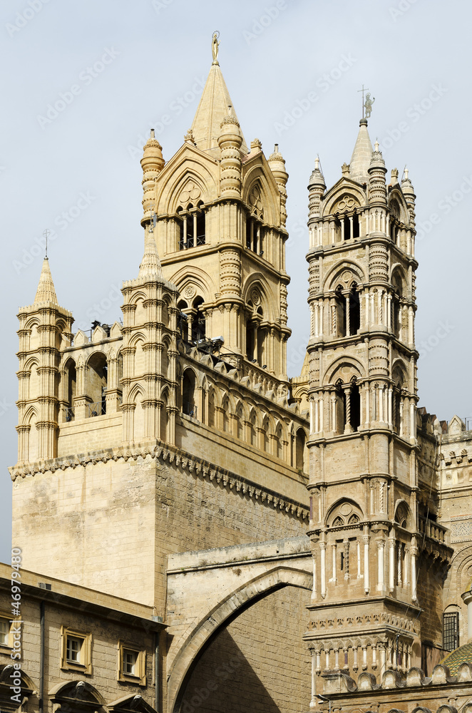 Towers of the Cathedral of Palermo