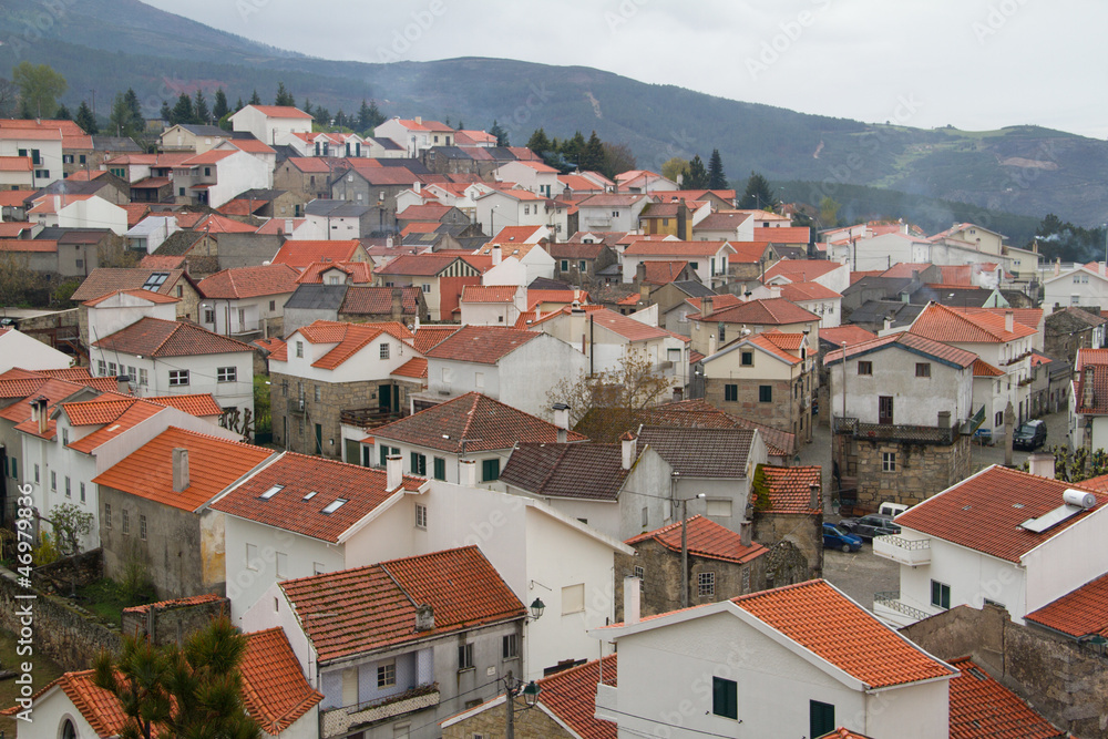 village in mountain in Portugal