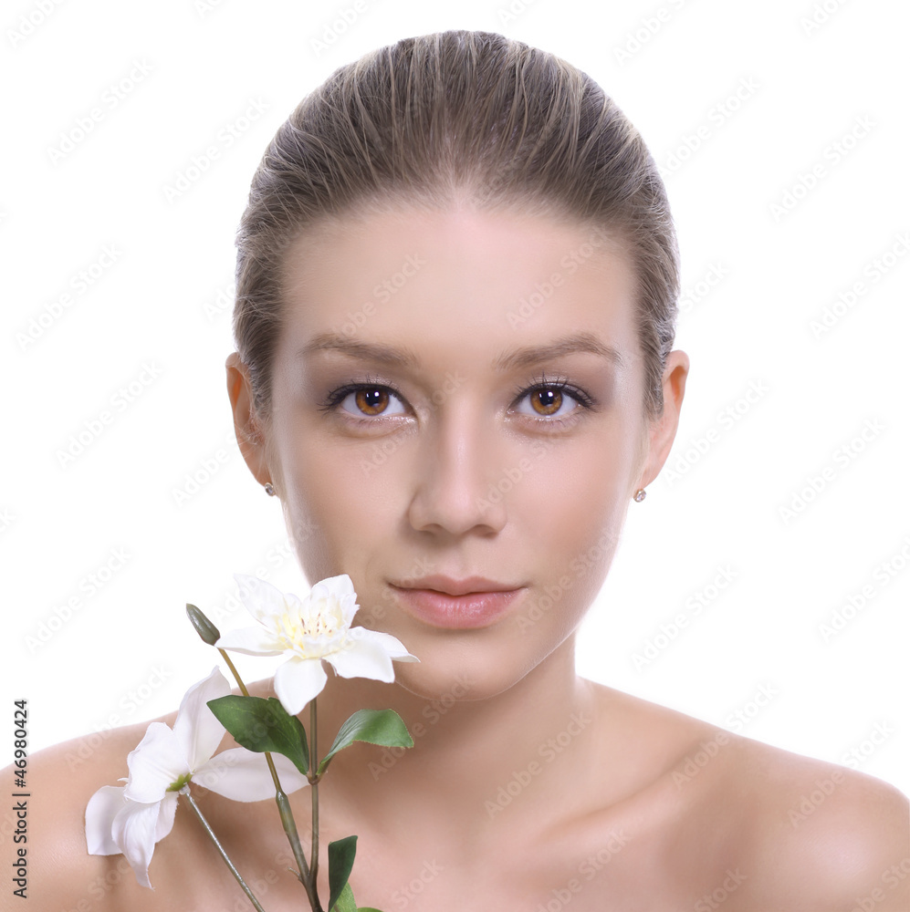 Beautiful Young woman face Beautiful Young woman face
