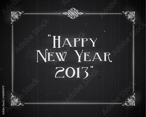Movie still screen - Happy New Year 2013 - Editable