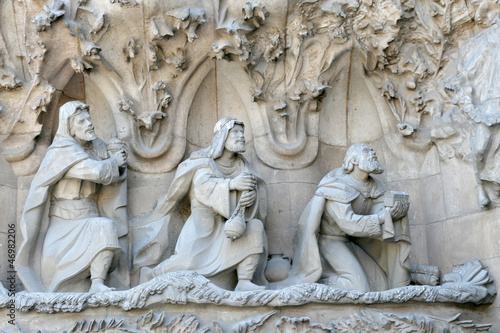 BARCELONA SPAIN - May 05: La Sagrada Familia