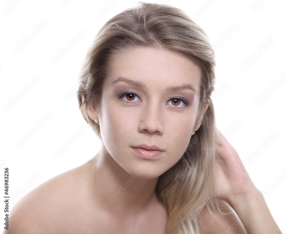 Beautiful Young woman face Beautiful Young woman face