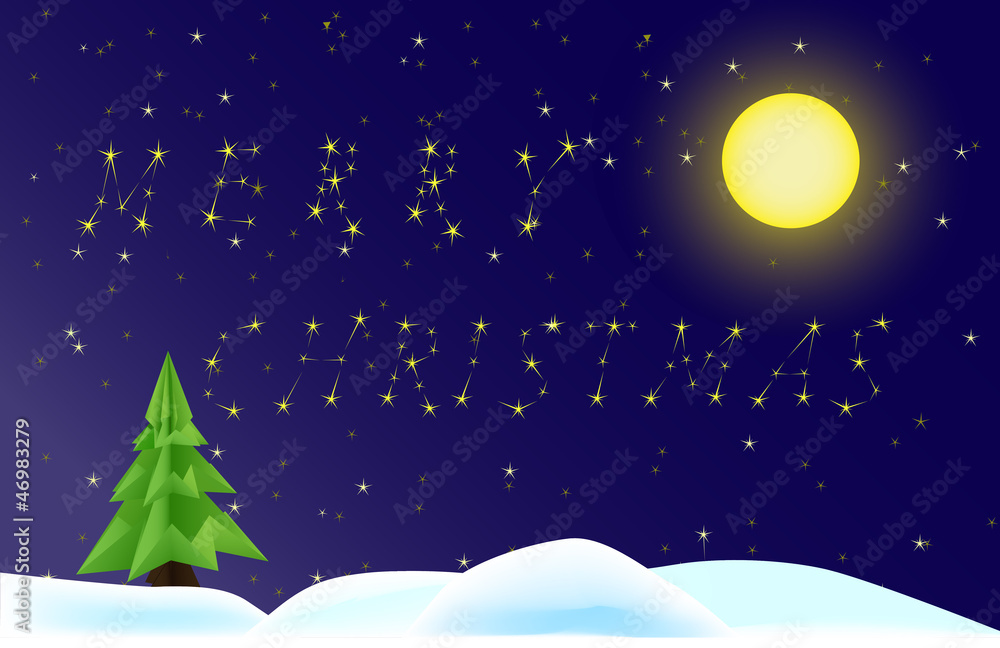 Fototapeta premium Merry Christmas